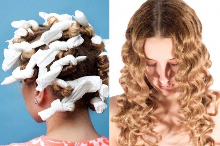 Papillots - Comment faire des boucles sans fer à friser et bigoudis