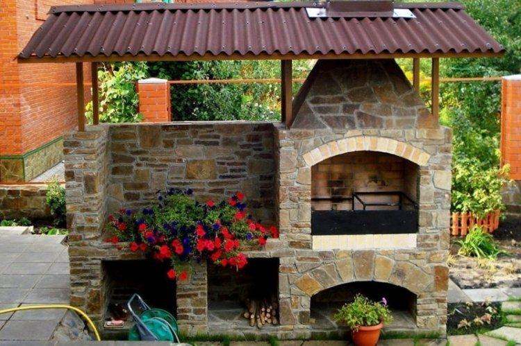 Grill à faire soi-même en pierre