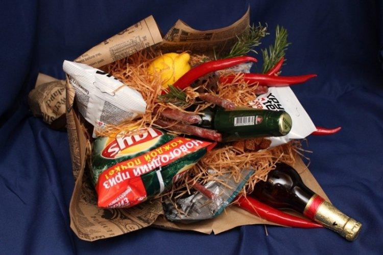 Bouquet alcoolisé - Bouquet DIY pour homme