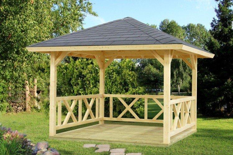 Gazebo en bois bricolage