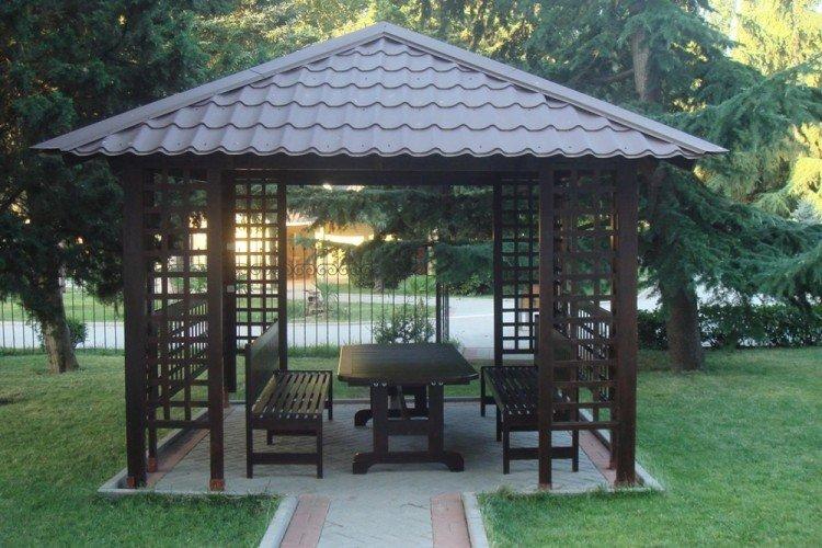 Gazebo en métal bricolage