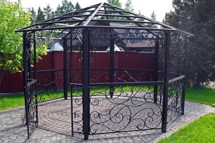 Gazebo en métal bricolage