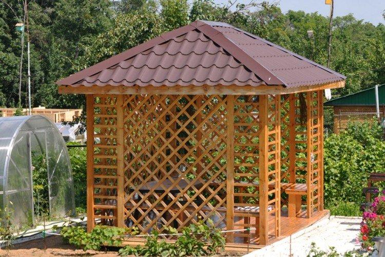 Toit de gazebo à faire soi-même