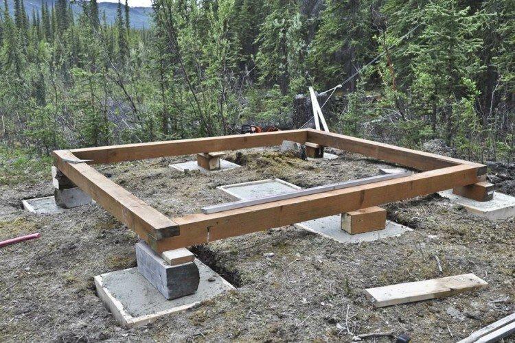 Construction de fondations - Étapes de la construction d'un belvédère de vos propres mains