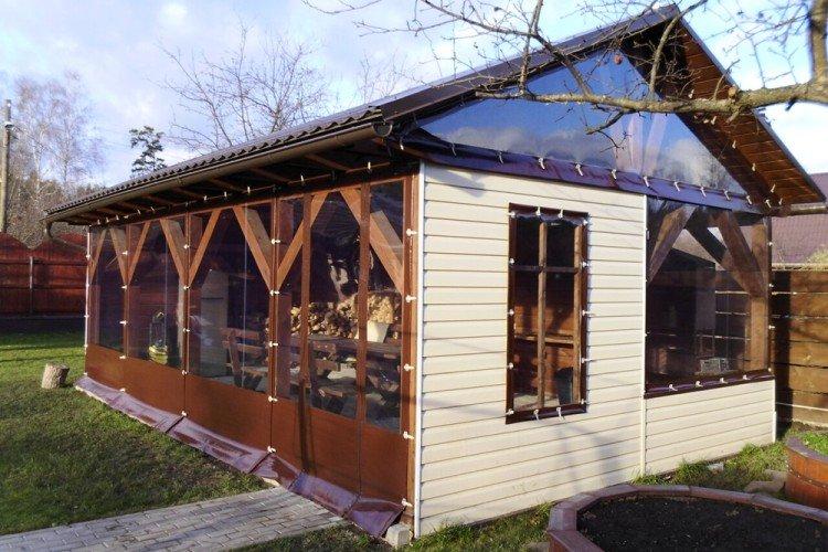 Finition et décoration - Étapes de la construction d'un belvédère de vos propres mains