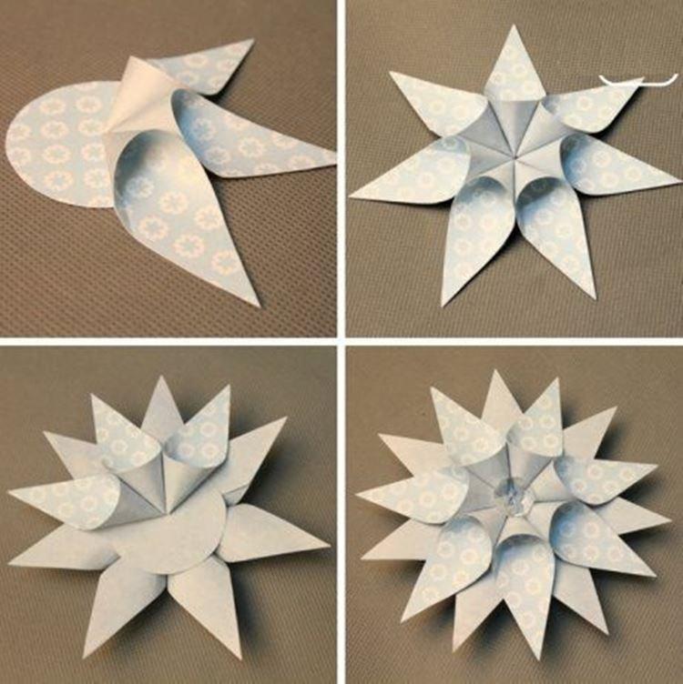 Comment faire un flocon de neige en papier