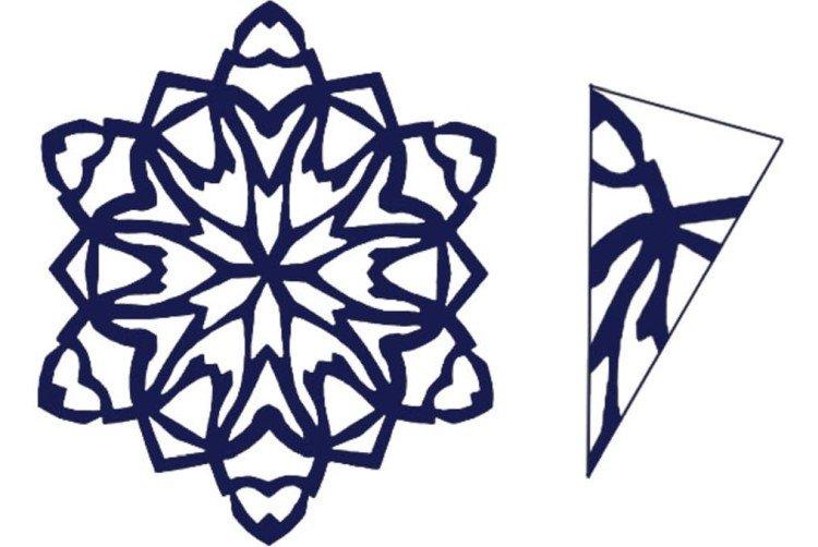 Flocons de neige en papier DIY - photos et idées