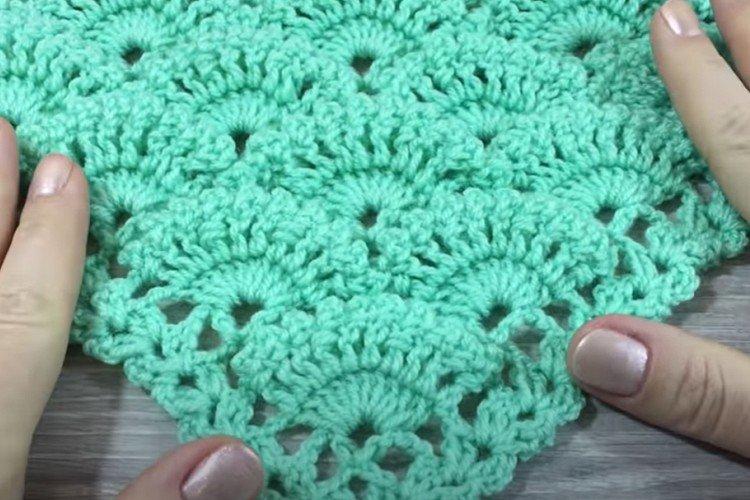 Châle avec écailles - Comment crocheter un châle