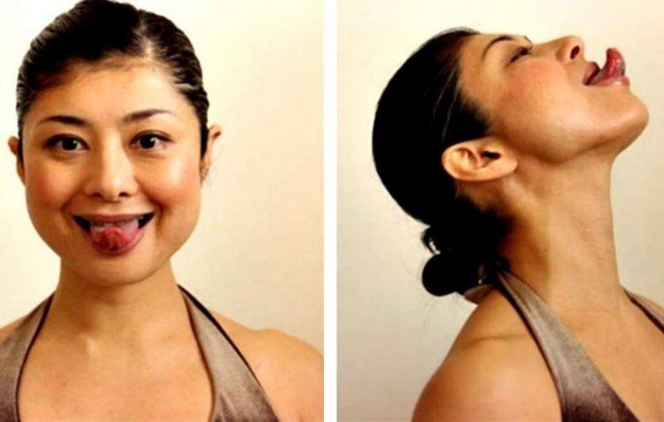 De la langue au bout du nez - Comment enlever un double menton à la maison