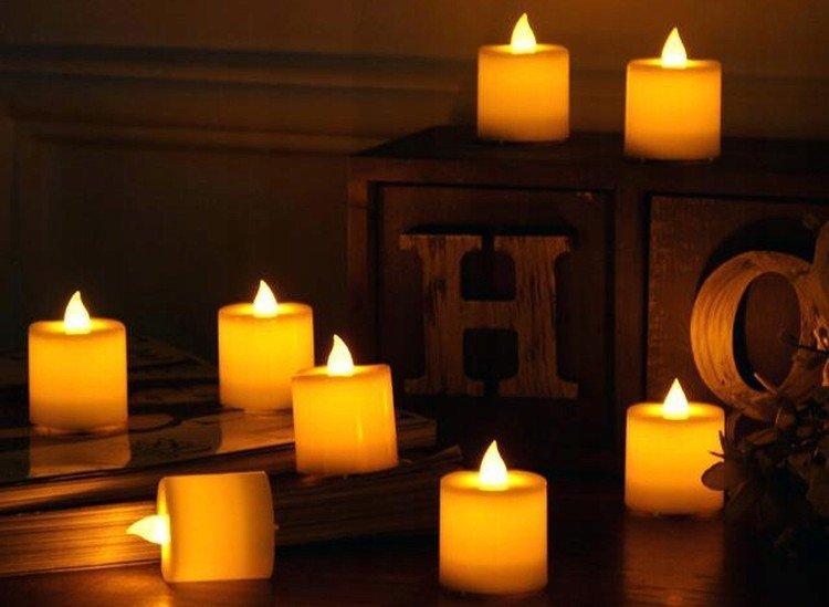 Bougies artificielles - Comment décorer une chambre de bébé pour le nouvel an 2021