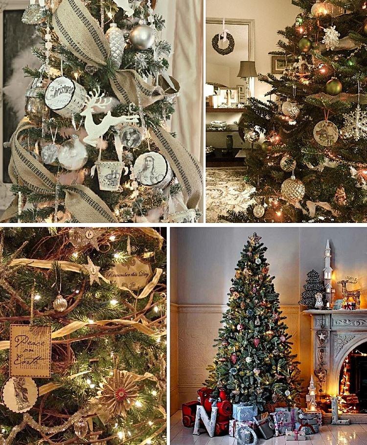 Style vintage - Comment décorer un arbre de Noël pour le nouvel an 2021