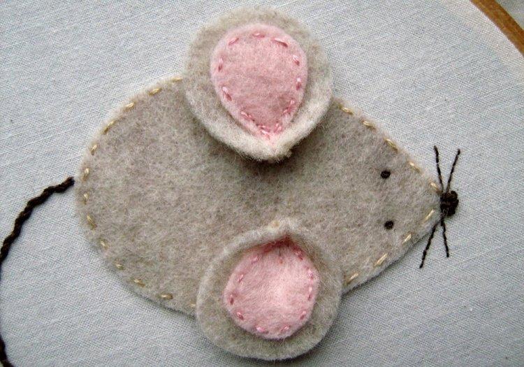 Rats en feutre du Nouvel An - Comment décorer un appartement pour le Nouvel An 2020