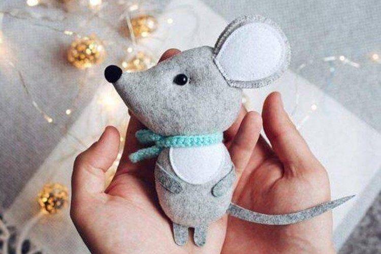 Rats en feutre du Nouvel An - Comment décorer un appartement pour le Nouvel An 2020