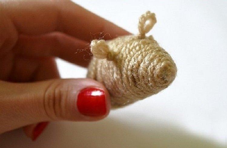 Les rats du Nouvel An en fils - Comment décorer un appartement pour le Nouvel An 2020