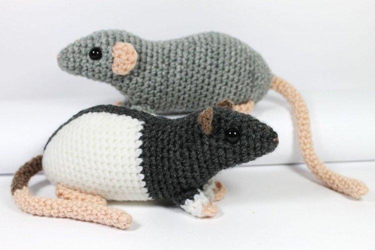 Rat-amigurumi du Nouvel An - Comment décorer un appartement pour le Nouvel An 2020