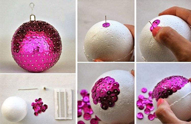 Boules de Noël insolites - Comment décorer un appartement pour le nouvel an 2020