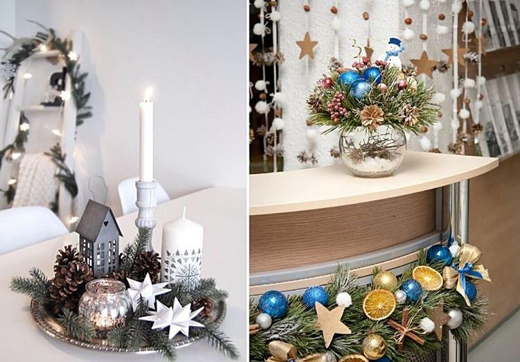 Comment décorer un appartement pour le Nouvel An - photos et idées