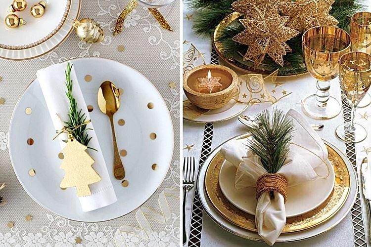 Comment décorer une table pour le Nouvel An 2021 - photos et idées