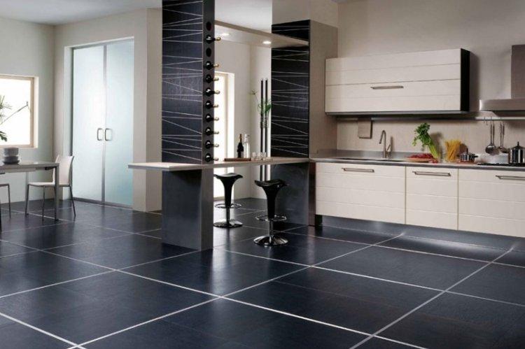 Grand revêtement de sol - Comment agrandir visuellement une pièce