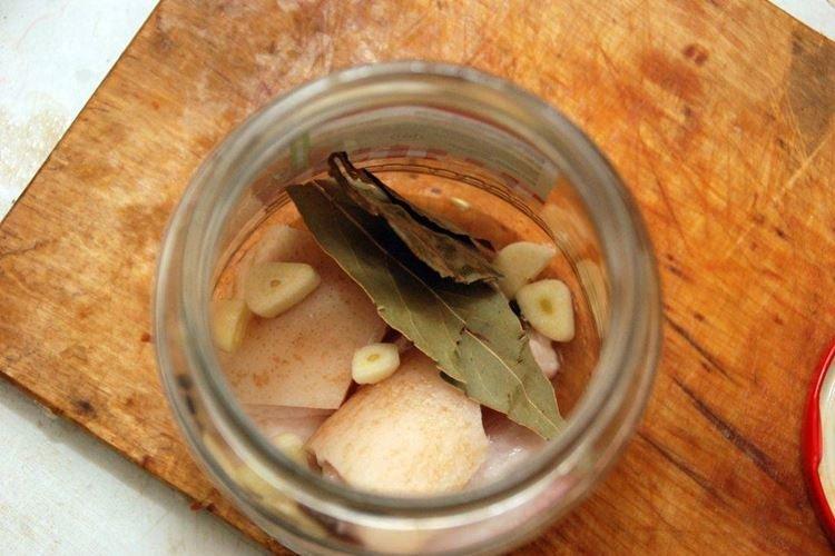 Le saindoux en saumure - Comme il est bon de saler le saindoux à la maison