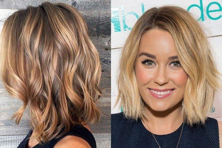 Cheveux mi-longs ondulés