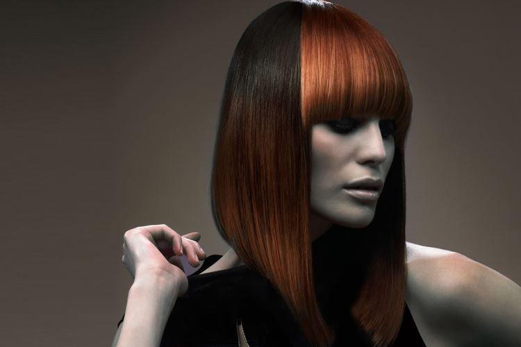 Bob d'extension avec une frange