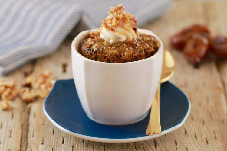 Cupcake classique au micro-ondes en 5 minutes dans un mug - recette