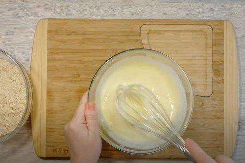 Crème sure à l'avoine - une recette étape par étape