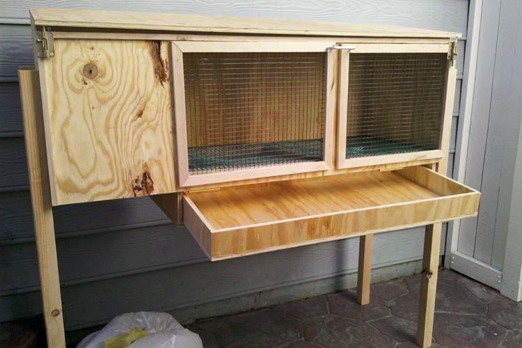 Sections intérieures - Cages à lapins DIY