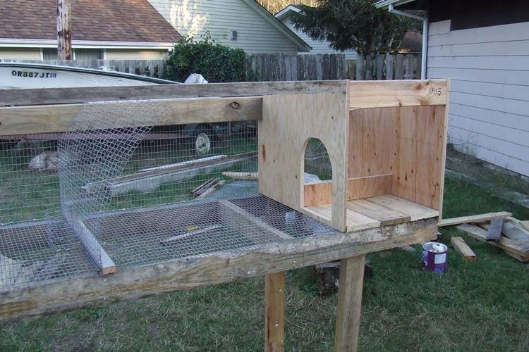 Cages de bricolage pour gros lapins