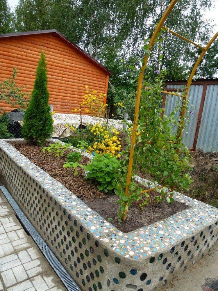 Lits de bouteilles de bricolage