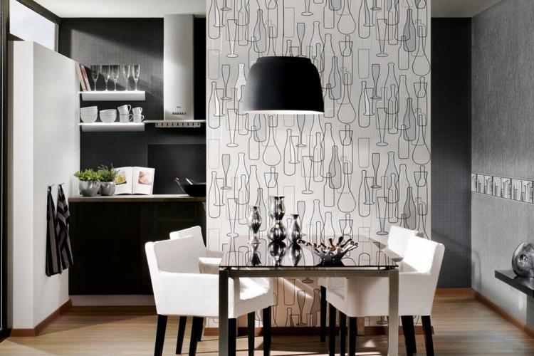 Compagnons de papier peint - Combinaison de papier peint dans la cuisine