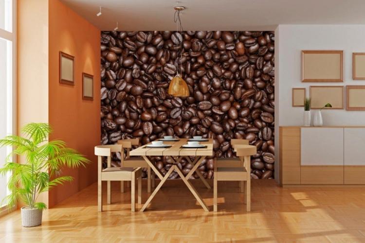 Combinaisons de papiers peints unis et d'accent - Combinaisons de papiers peints dans la cuisine