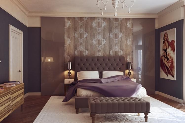 Combinaison de textures - Combinaison de papier peint dans la chambre