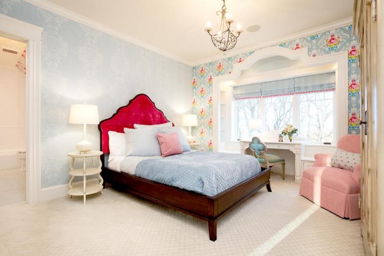 Combiner du papier peint avec un motif - Combiner du papier peint dans la chambre