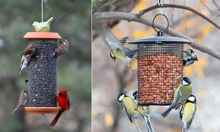 Mangeoires à oiseaux bricolage