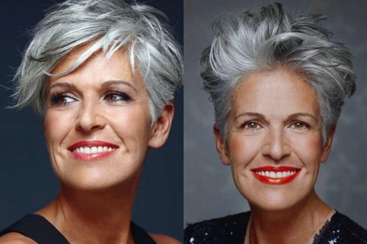 Pixie - Coupes de cheveux courtes pour les femmes après 40 ans