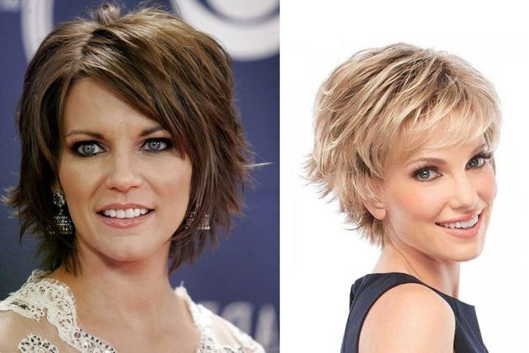 Échelle - Coupes de cheveux courtes pour les femmes après 40 ans