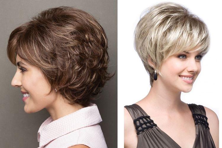 Cascade - Coupes de cheveux courtes pour les femmes après 40 ans