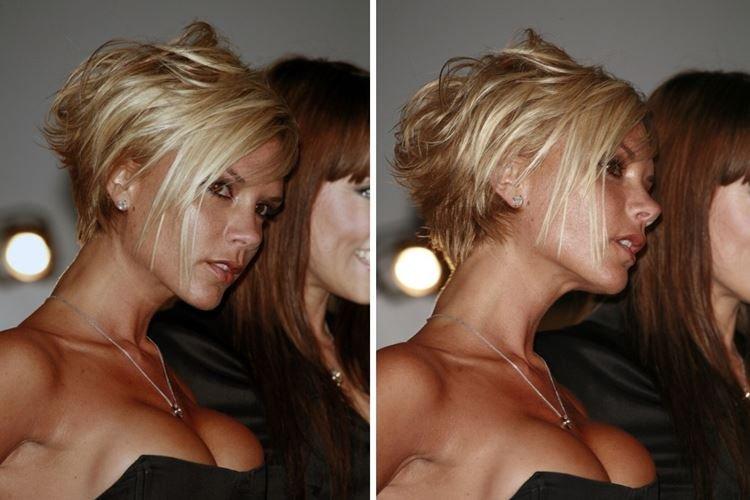 Asymétrie avec une tempe rasée - Coupes de cheveux courtes pour les femmes après 40 ans