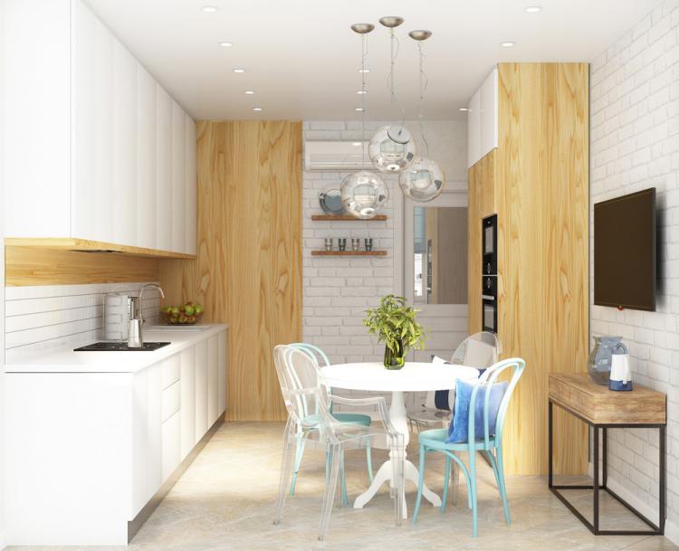 Cuisine Souffle de la mer - design d'intérieur