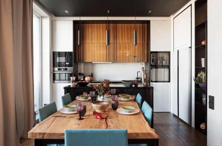 Solutions de couleur - Conception de cuisine-salle à manger