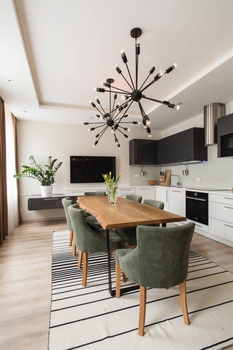 Conception de plafond - Conception de cuisine-salle à manger