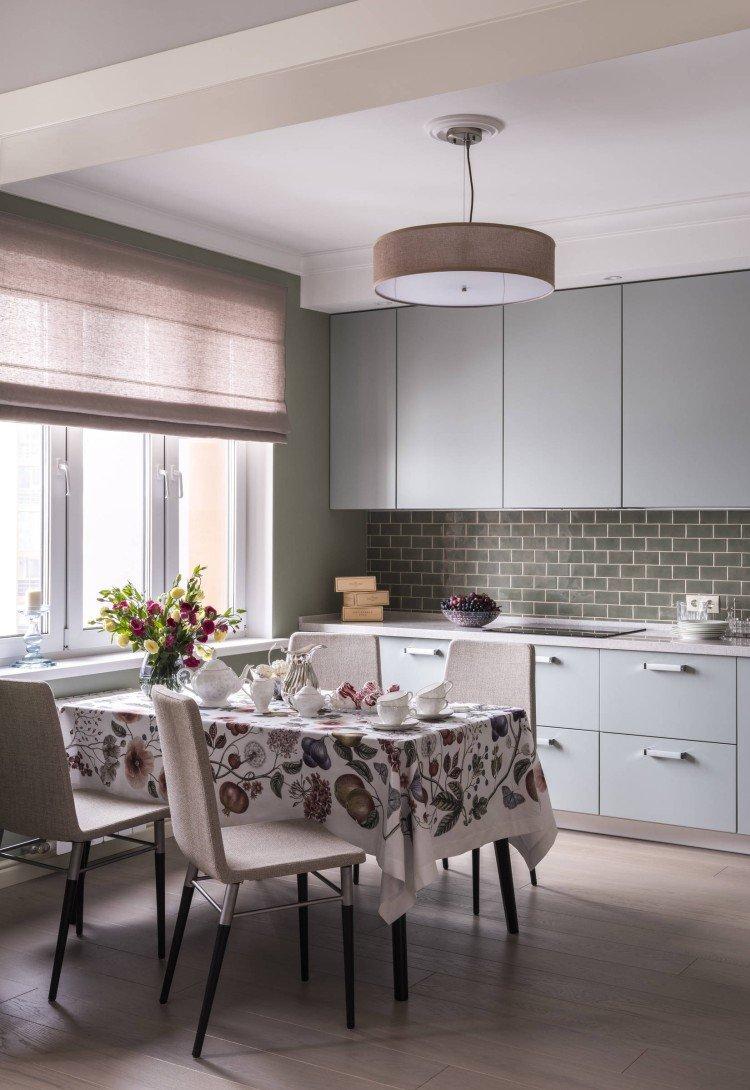 Textiles et rideaux - Aménagement cuisine-salle à manger