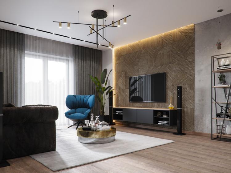 Appartement Concrete Jungle - Design d'intérieur