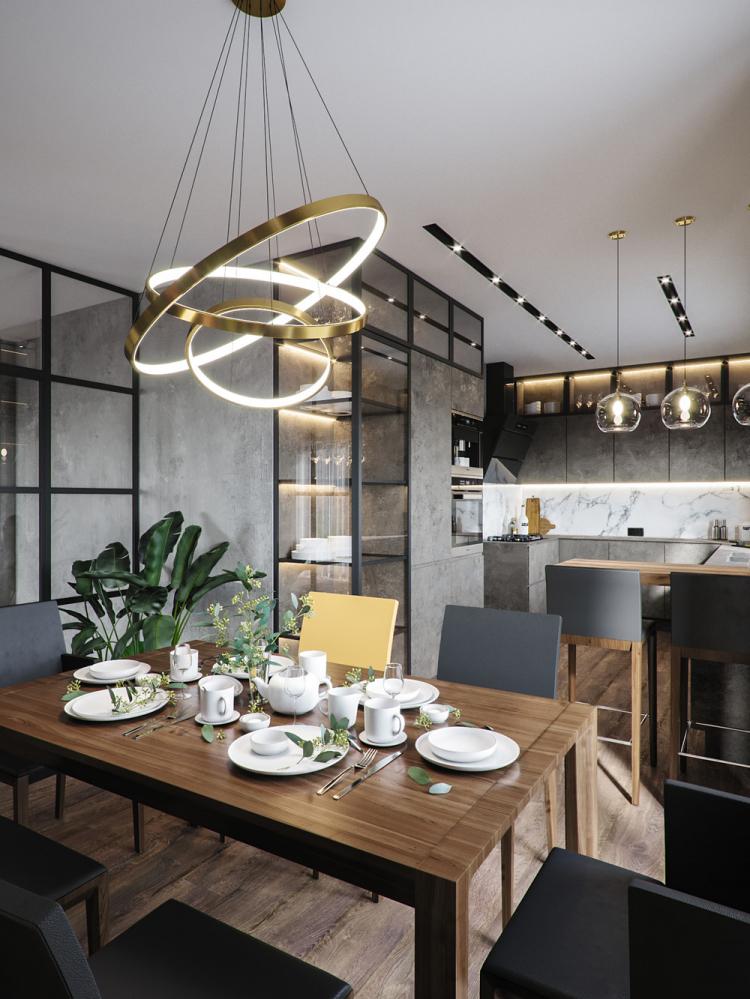 Appartement Concrete Jungle - Design d'intérieur