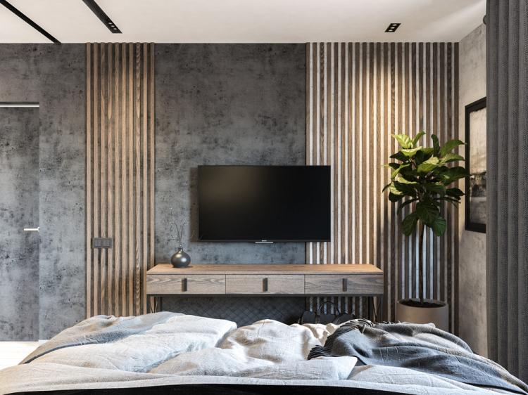 Appartement Loft en béton - design d'intérieur