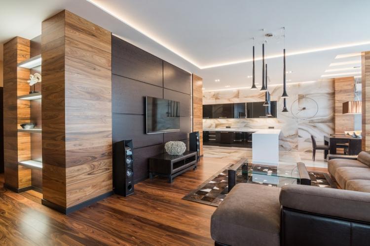 Appartement sur rue. Forêt, 140 m² - Design d'intérieur