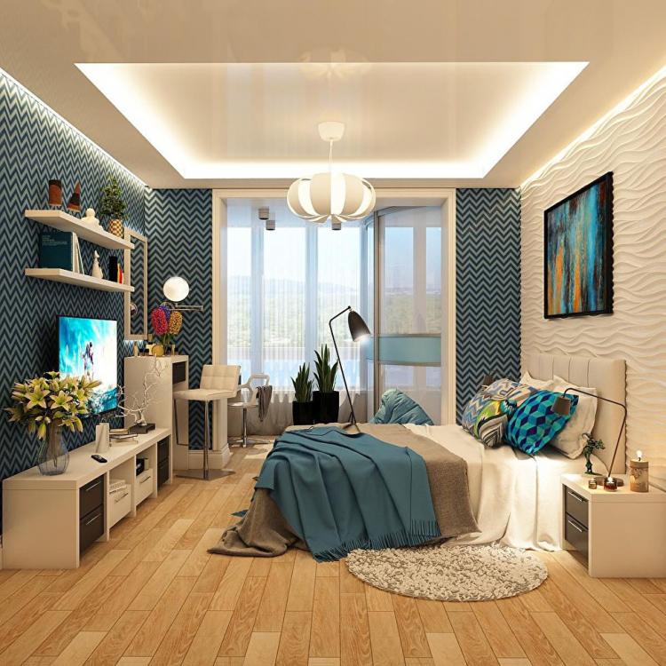 Appartement motifs scandinaves - design d'intérieur