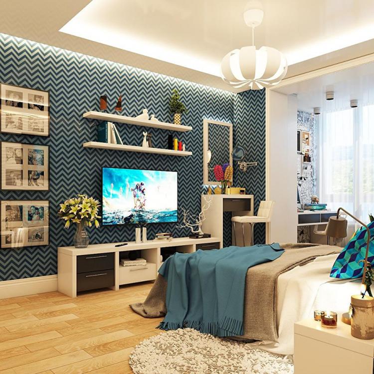 Appartement motifs scandinaves - design d'intérieur